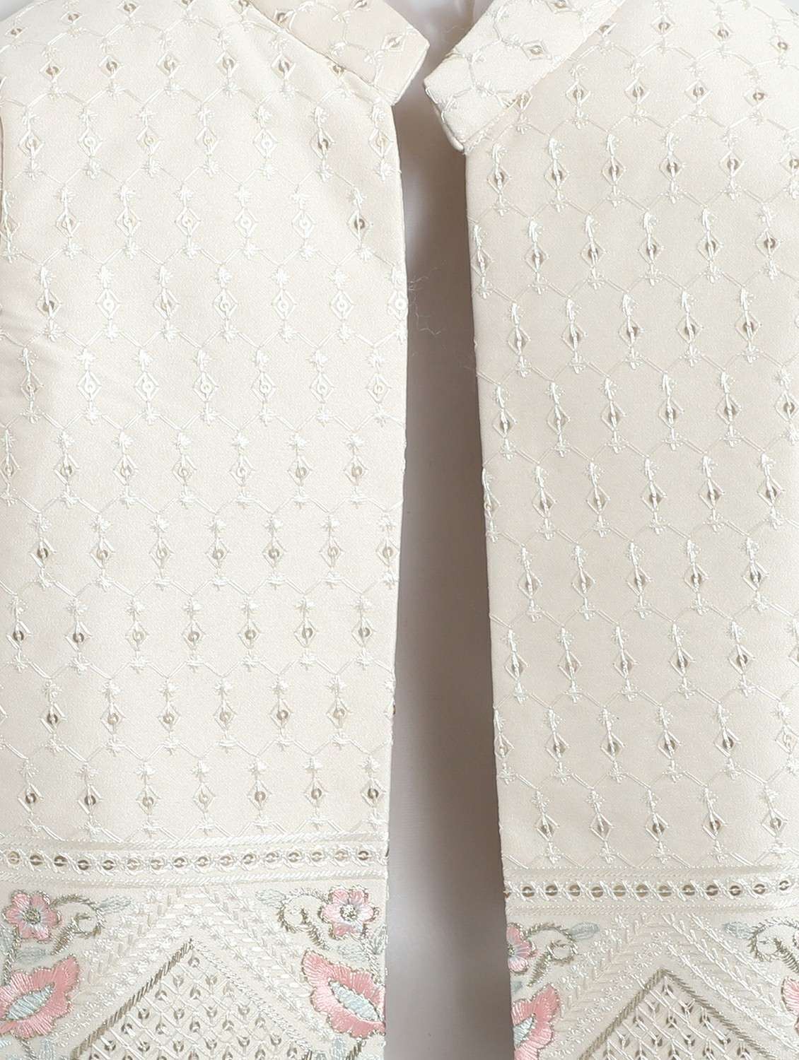 boys embroidered long sleeve sherwani set - 22272706 -  Standard Image - 5