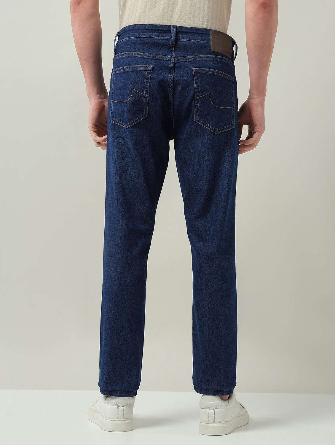 men washed mid rise full length slim fit jeans - 22272872 -  Standard Image - 3