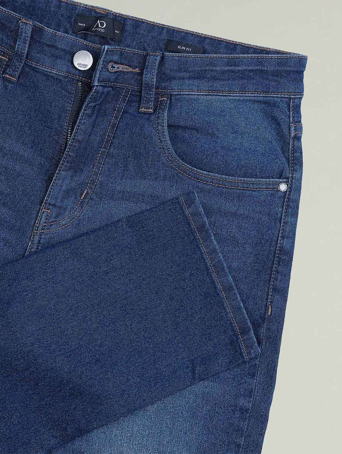 men washed mid rise full length slim fit jeans - 22272872 -  Standard Image - 5