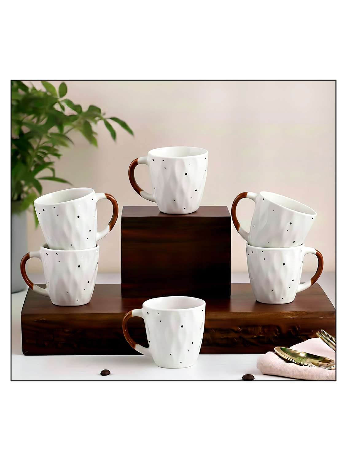 moody panda set of 6 cups 
