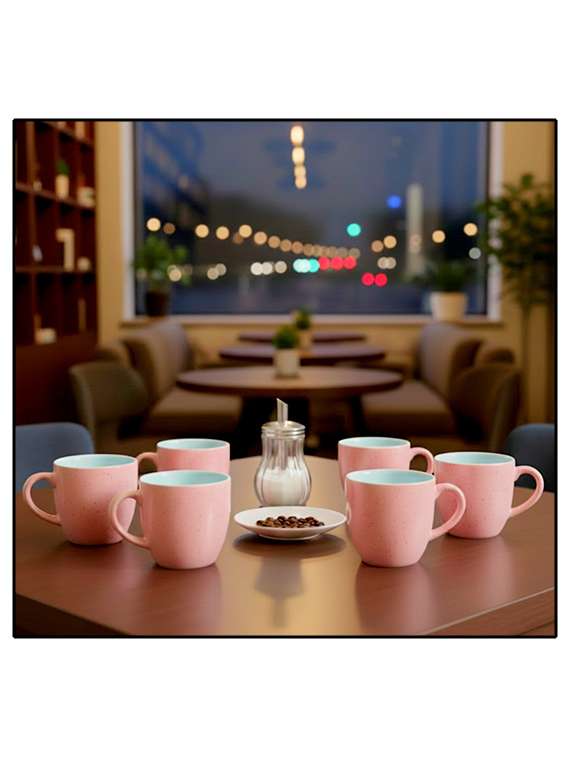 moody panda set of 6 cups 