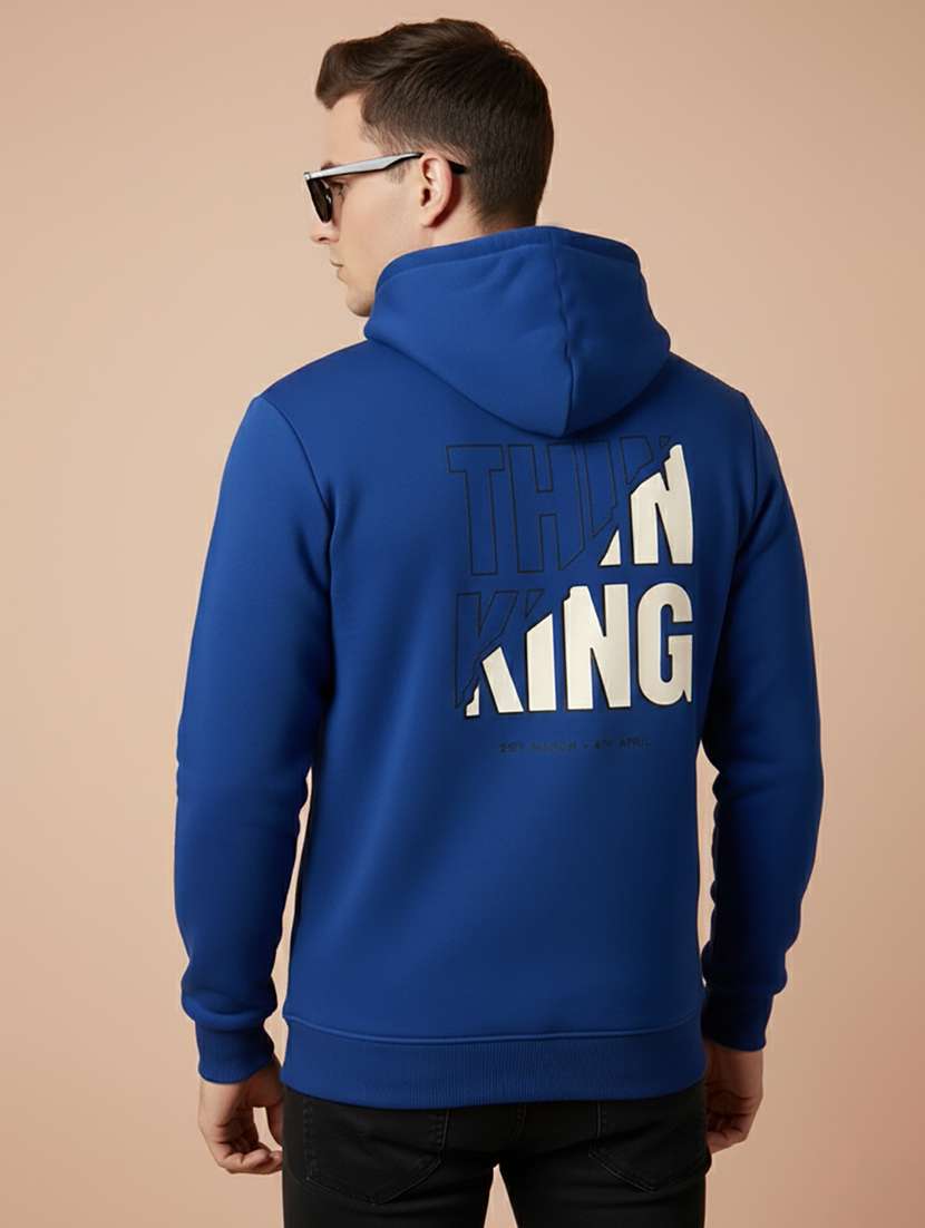 men typographic long sleeve regular fit sweatshirt