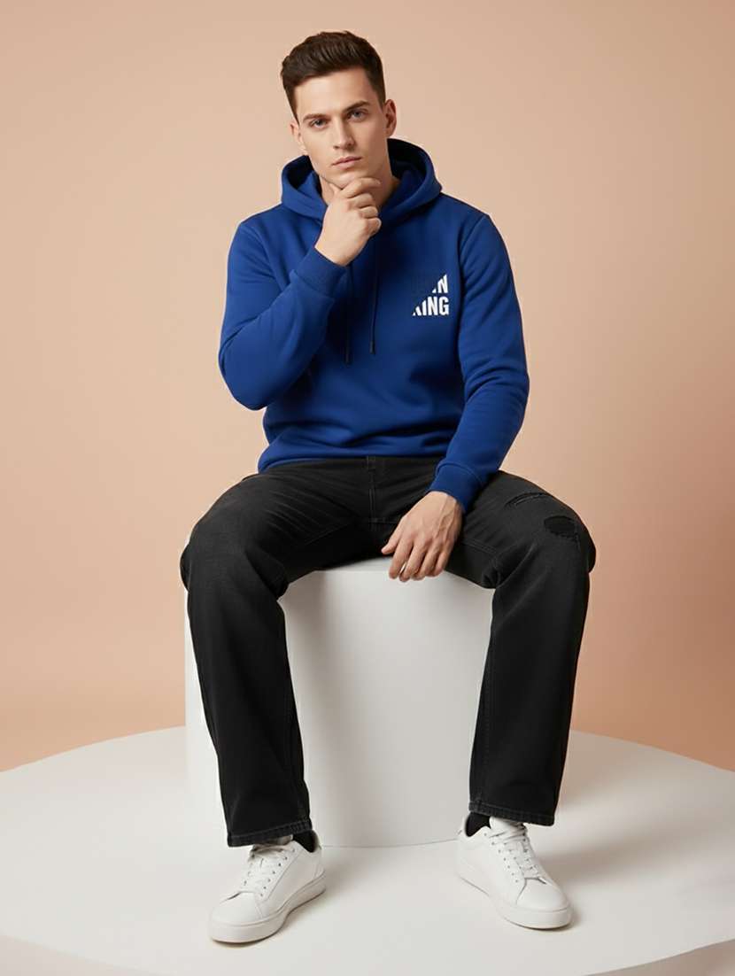 men typographic long sleeve regular fit sweatshirt - 22272939 -  Standard Image - 3