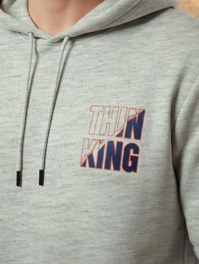 men typographic long sleeve regular fit sweatshirt - 22272949 -  Standard Image - 3