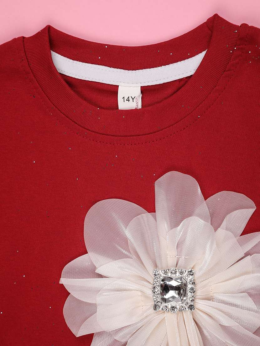 girls self designed short sleeve tee - 22273110 -  Standard Image - 3