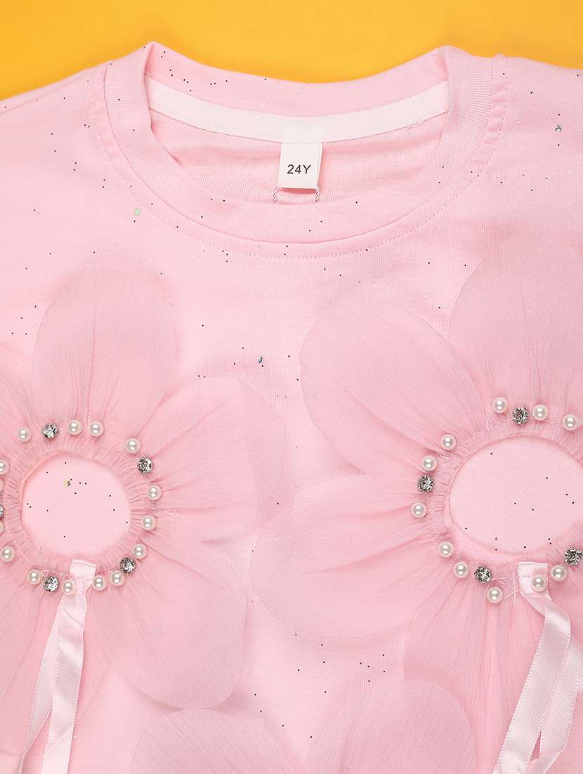 girls self designed short sleeve tee - 22273116 -  Standard Image - 3