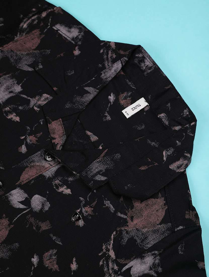 boys printed collared short sleeve shirt - 22273120 -  Standard Image - 3