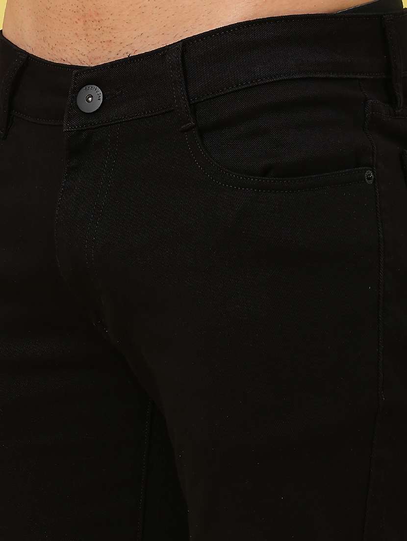 men plain mid rise full length jeans - 22273178 -  Standard Image - 5