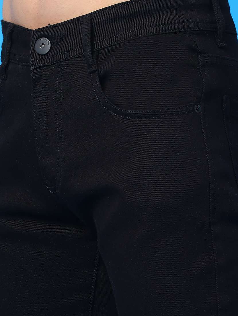 Men Plain Mid Rise Full Length Jeans - 22273179 -  Standard Image - 5