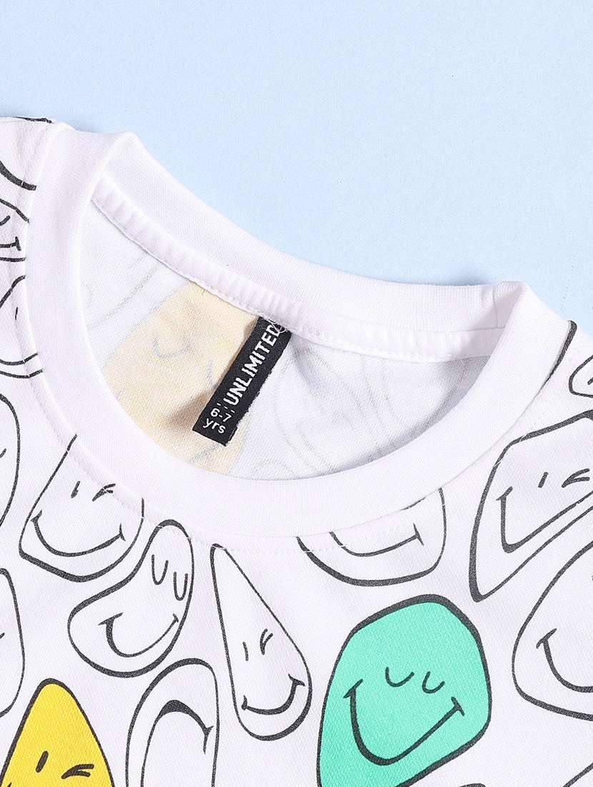 boys white cotton shorts set co-ords set - 22273259 -  Standard Image - 3
