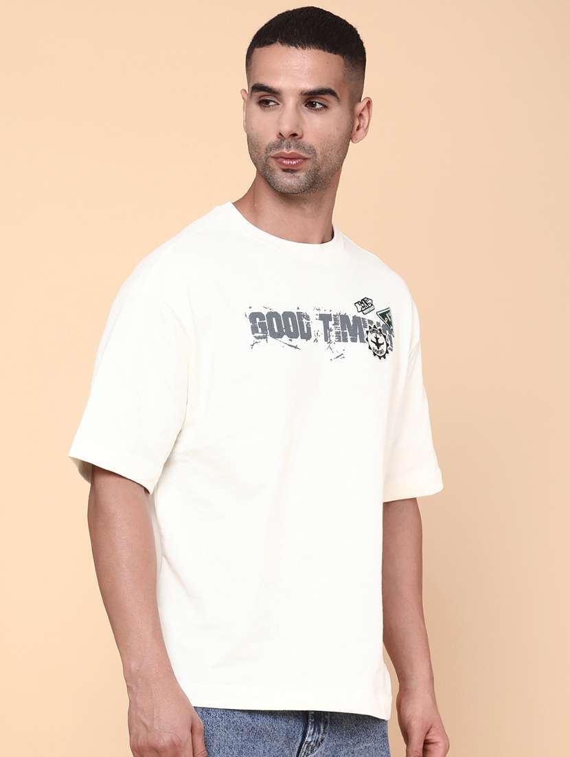 men printed short sleeve loose fit t-shirt - 22273279 -  Standard Image - 3