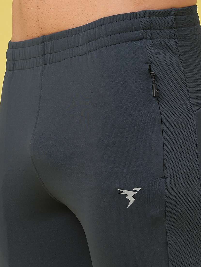 men solid mid rise slim fit track pant - 22273323 -  Standard Image - 5