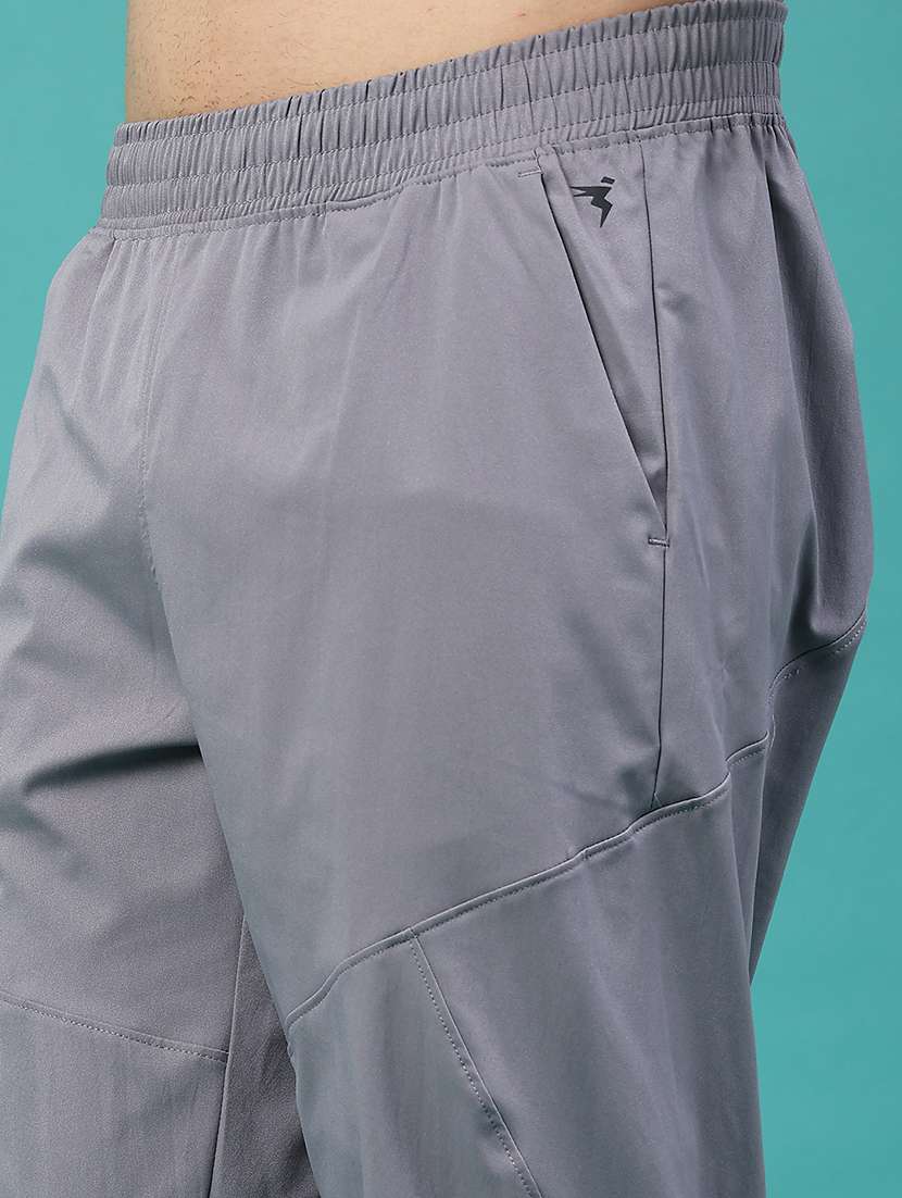 men solid mid rise full length track pant - 22273325 -  Standard Image - 5