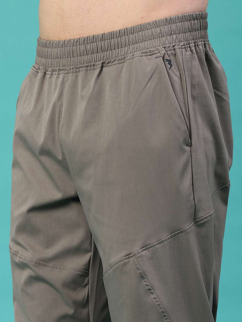 men solid mid rise full length track pant - 22273326 -  Standard Image - 5