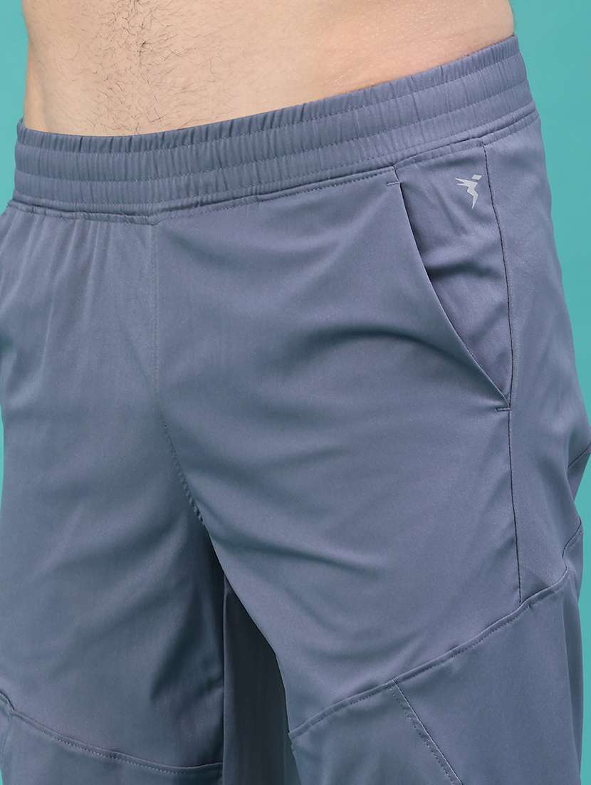 men solid mid rise regular fit track pant - 22273327 -  Standard Image - 5