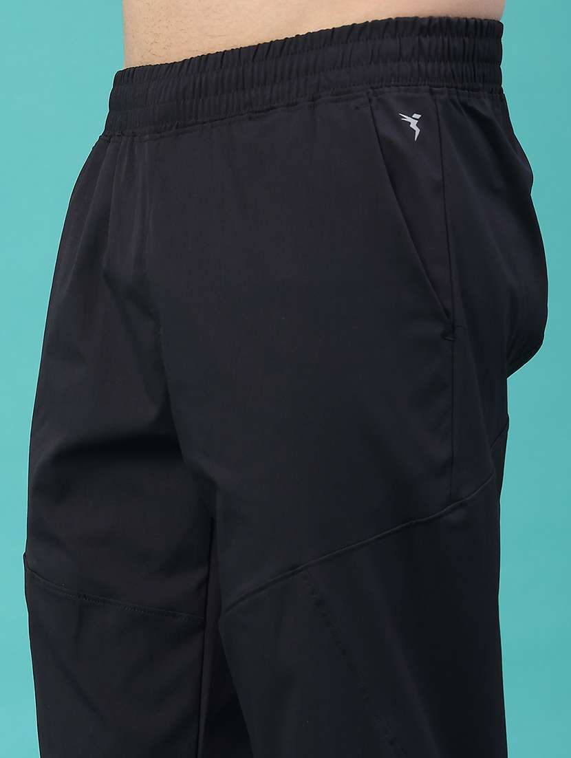 men solid mid rise full length track pant - 22273328 -  Standard Image - 5