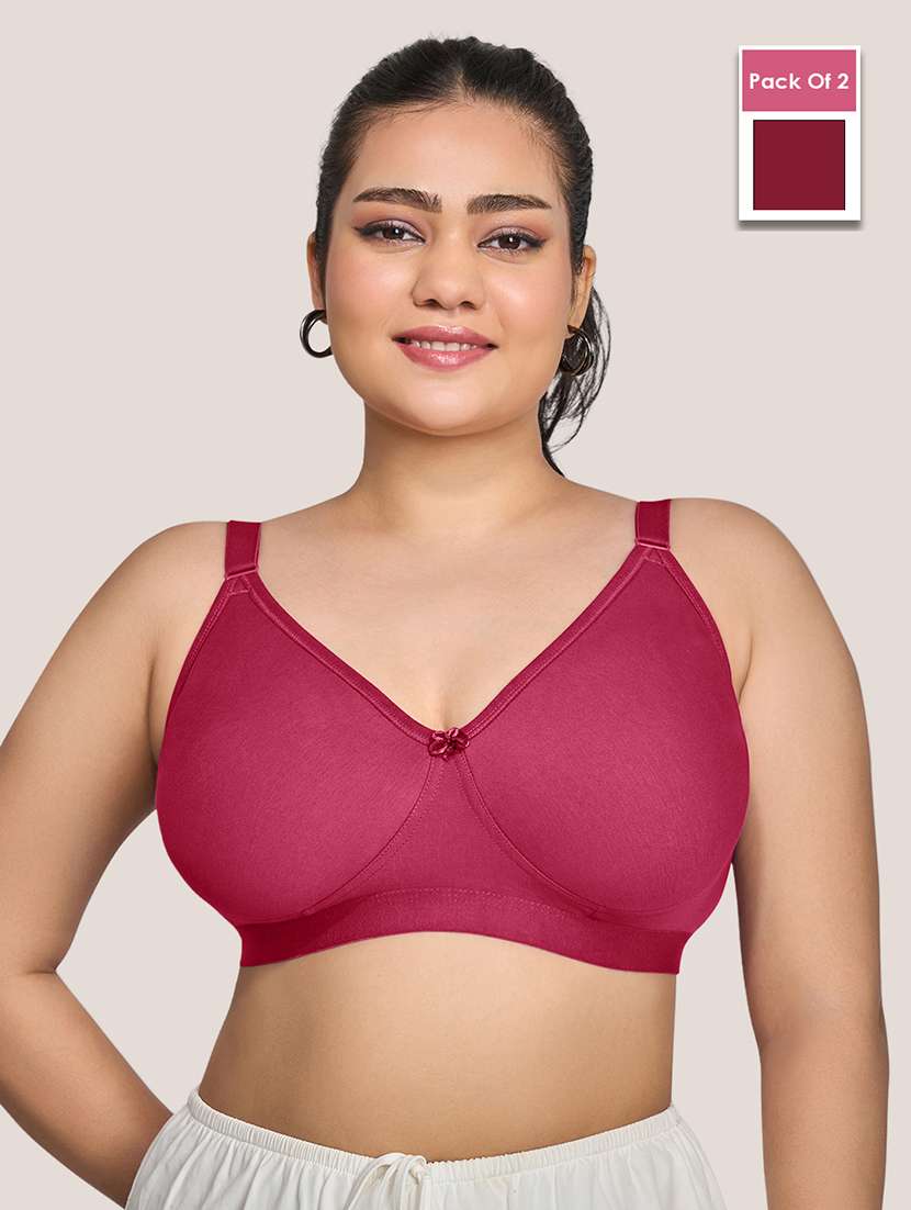women plus size solid minimizer bra