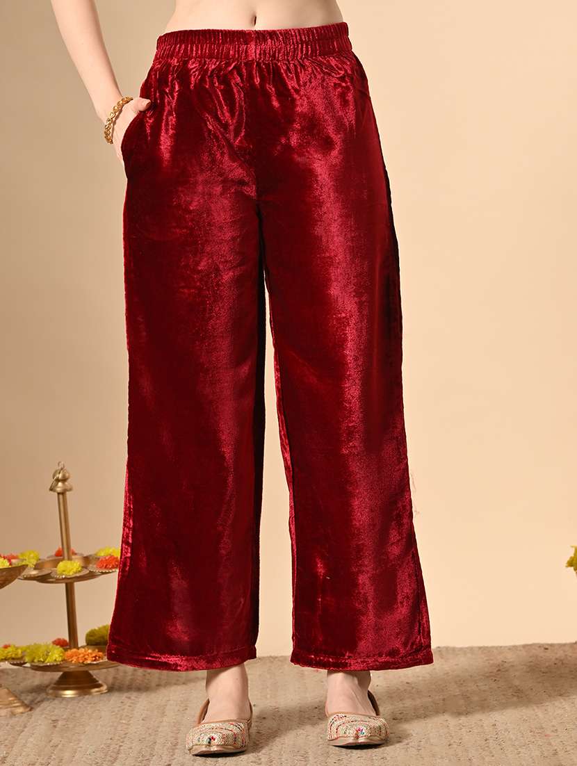 women embroidered kurta and palazzo with dupatta  - 22274271 -  Standard Image - 5