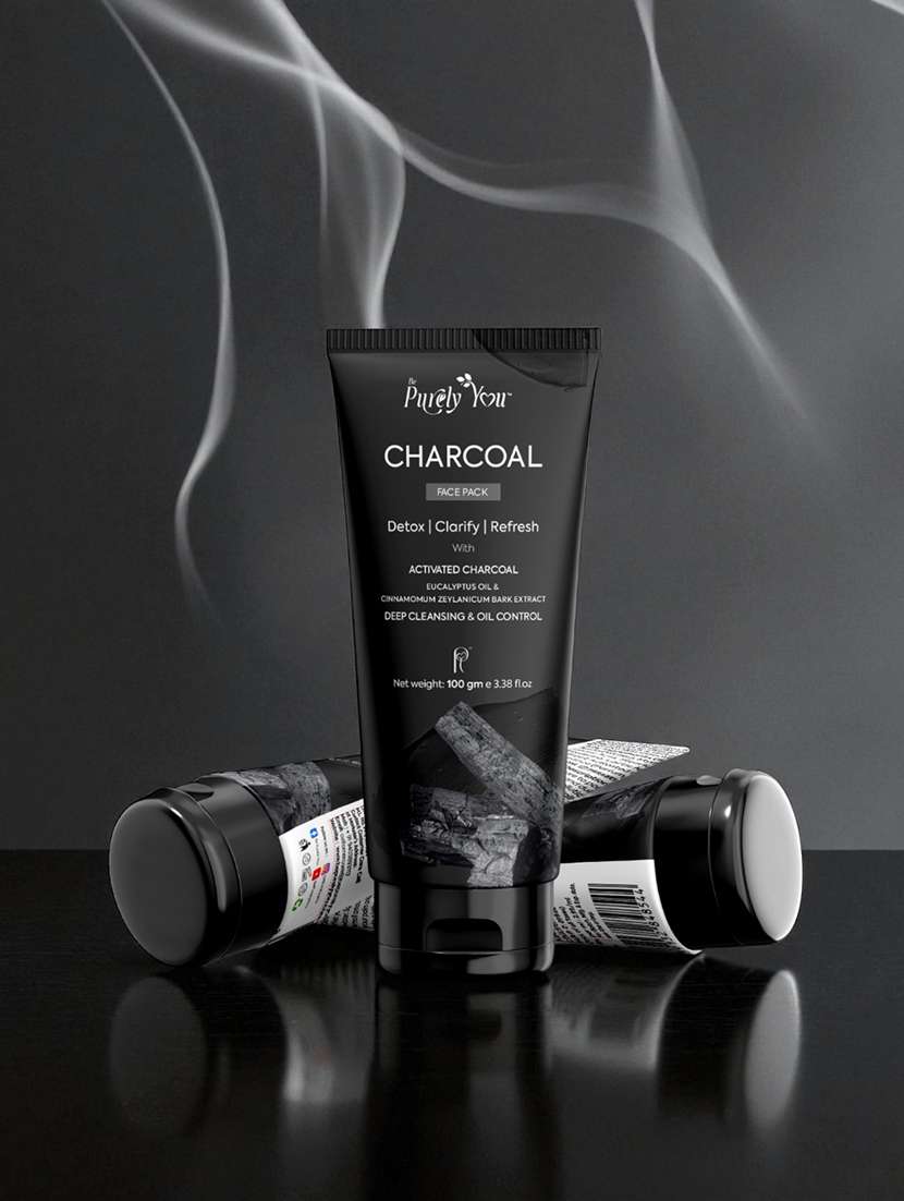 charcoal face pack