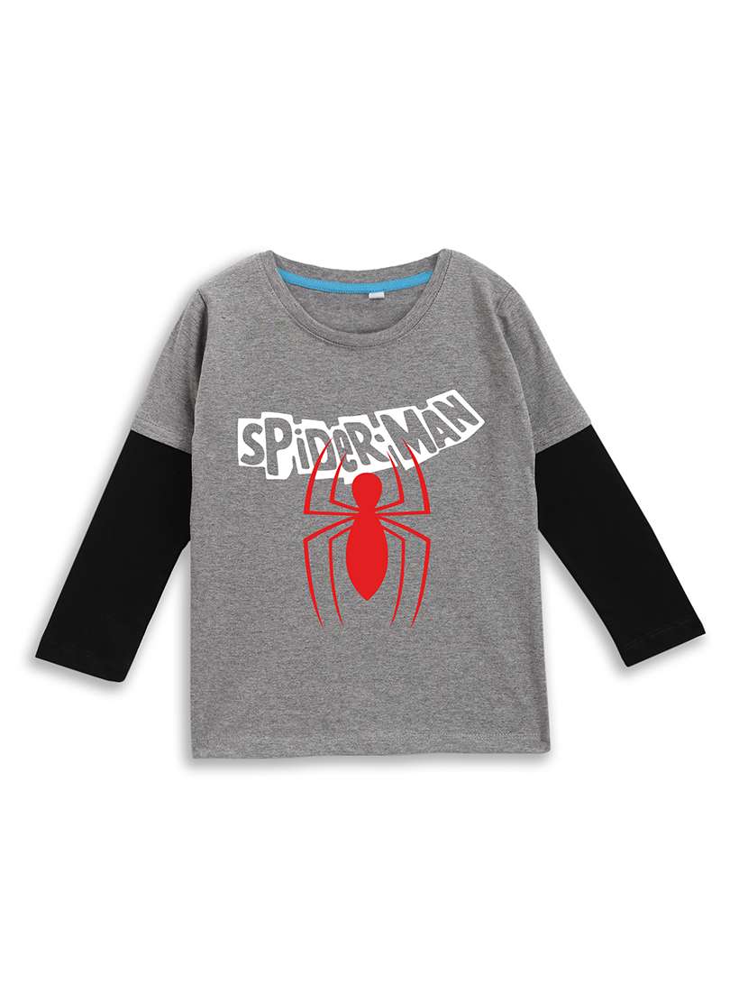 boys printed long sleeve t-shirt