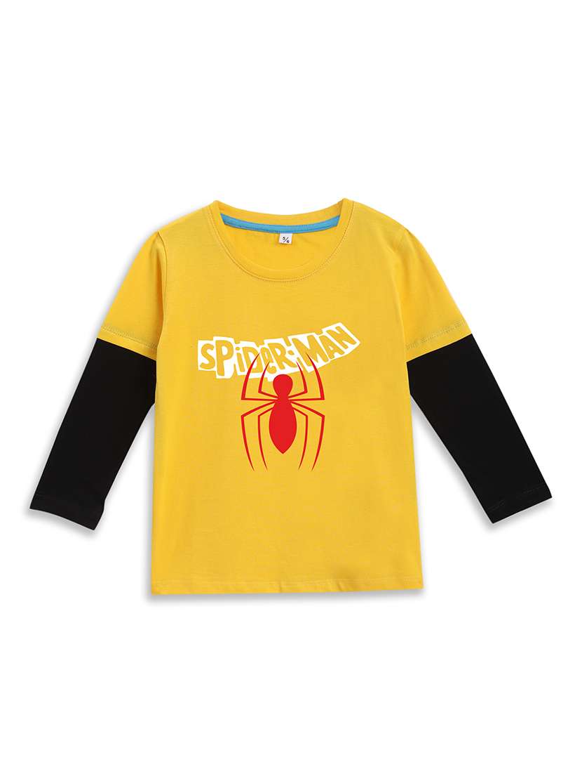 boys printed long sleeve t-shirt