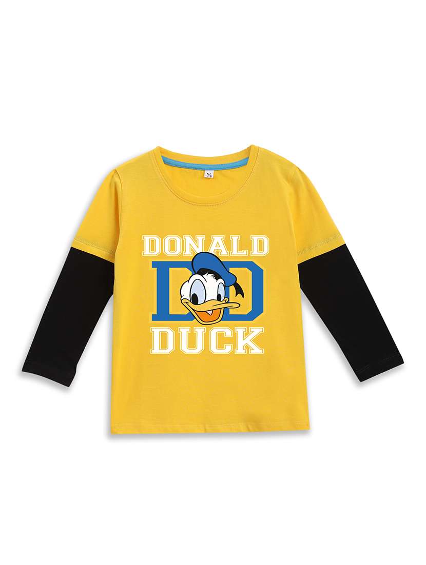 boys printed long sleeve t-shirt