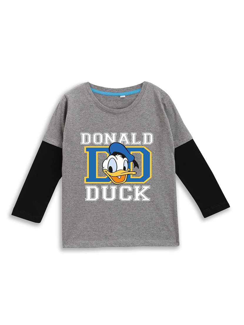 boys printed long sleeve t-shirt