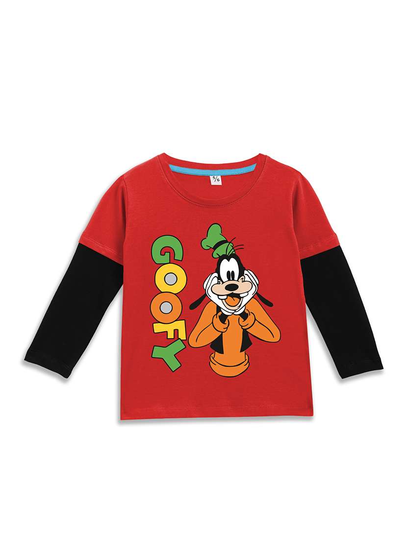 boys printed long sleeve t-shirt