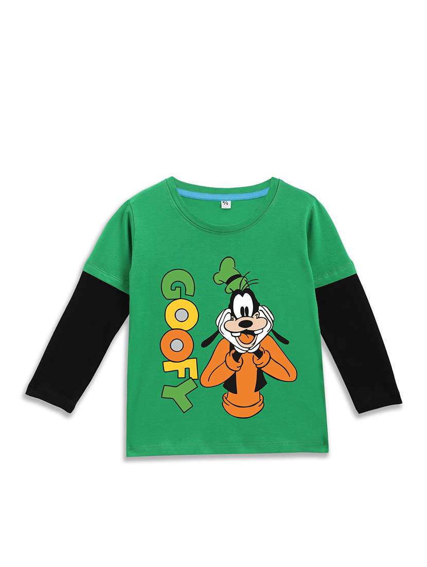 boys printed long sleeve t-shirt