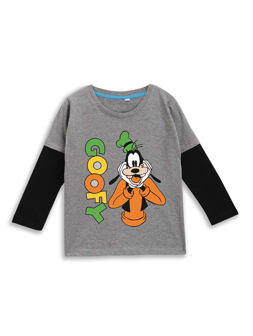 boys printed long sleeve t-shirt
