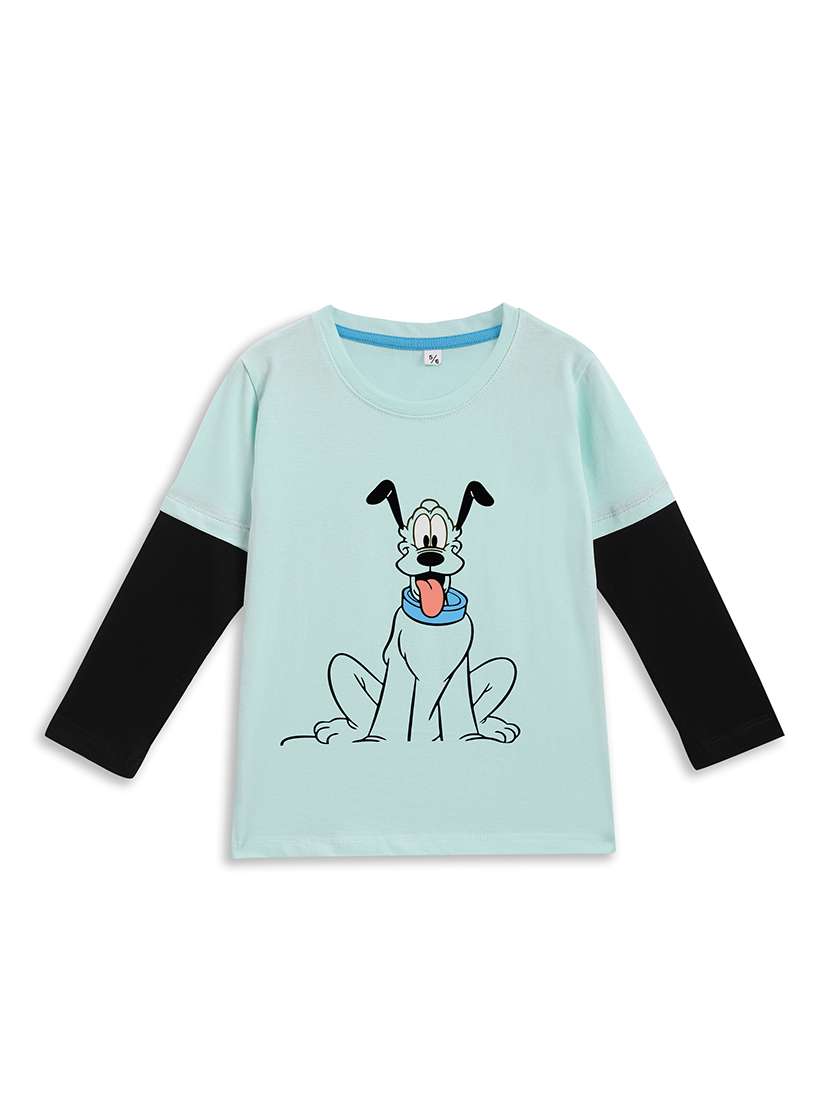 boys printed long sleeve t-shirt