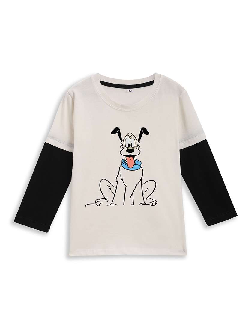 boys printed long sleeve t-shirt