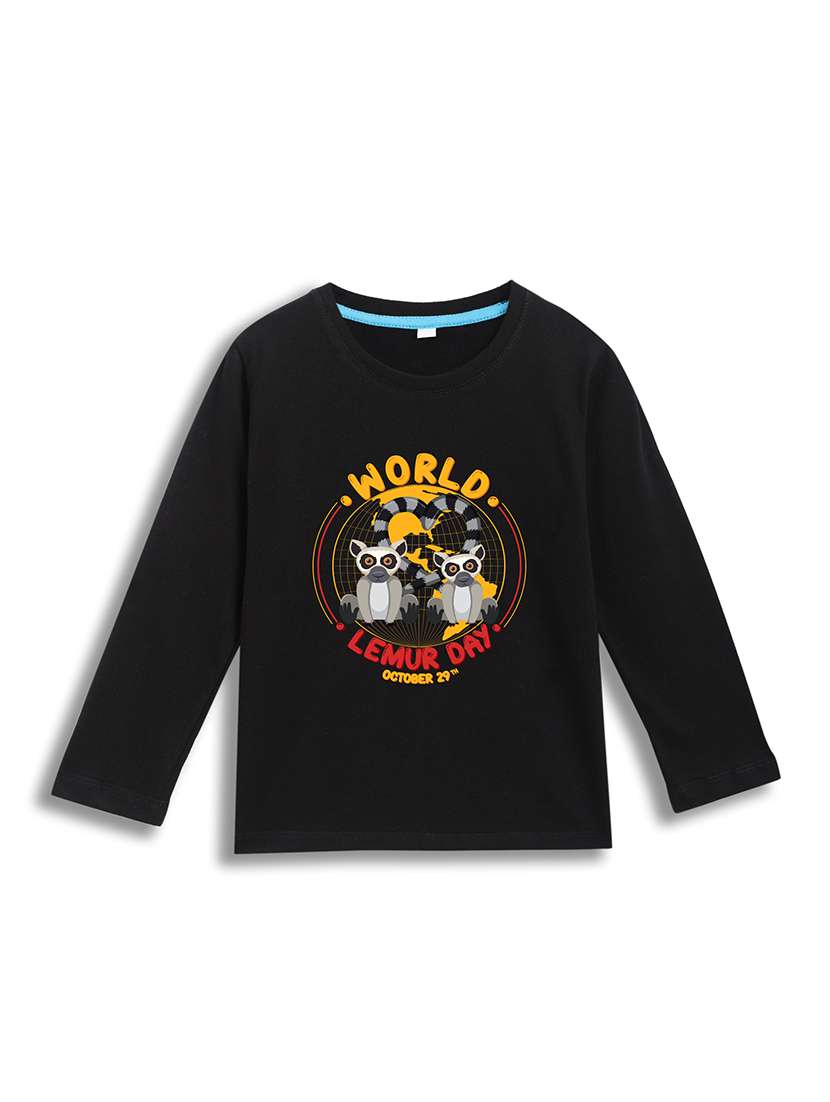 girls printed long sleeve tee