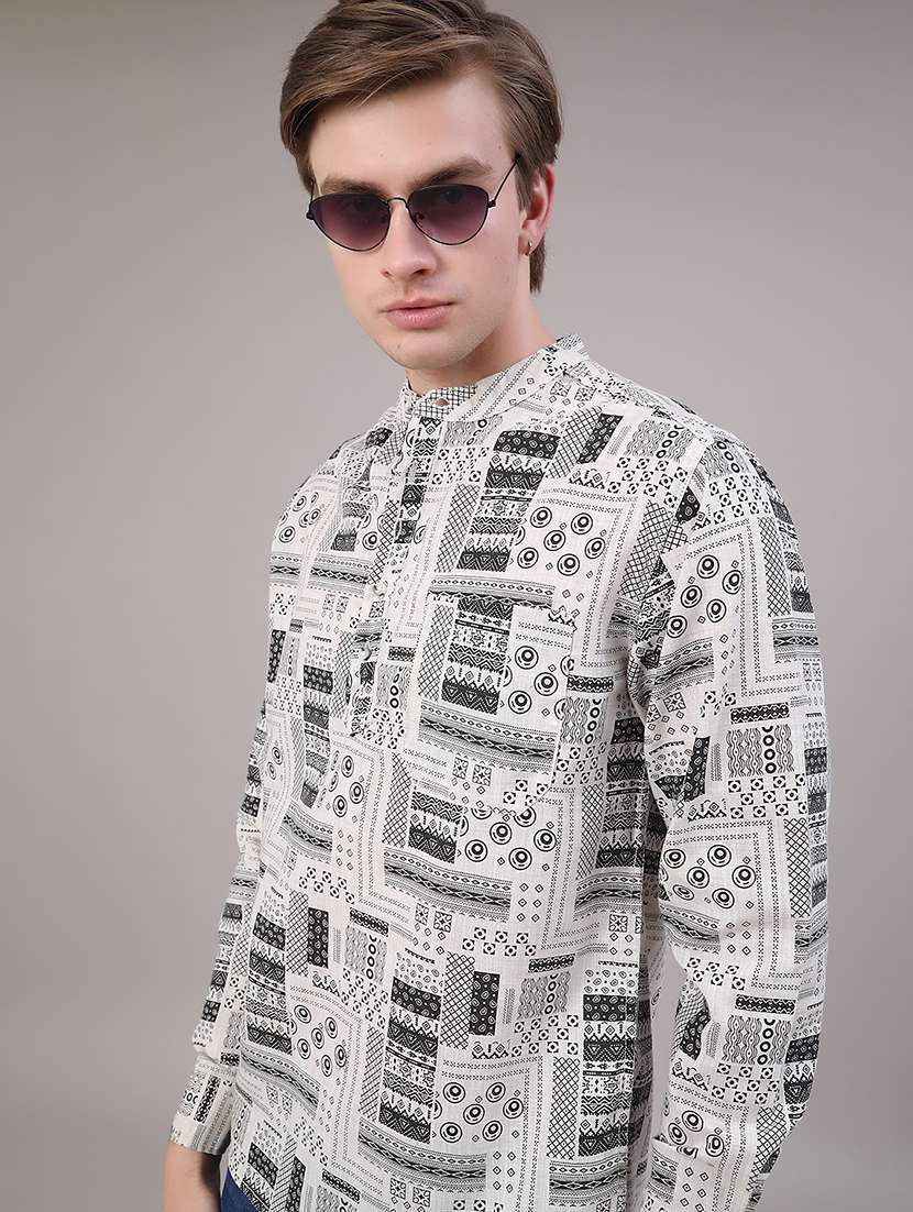 black cotton long  kurta