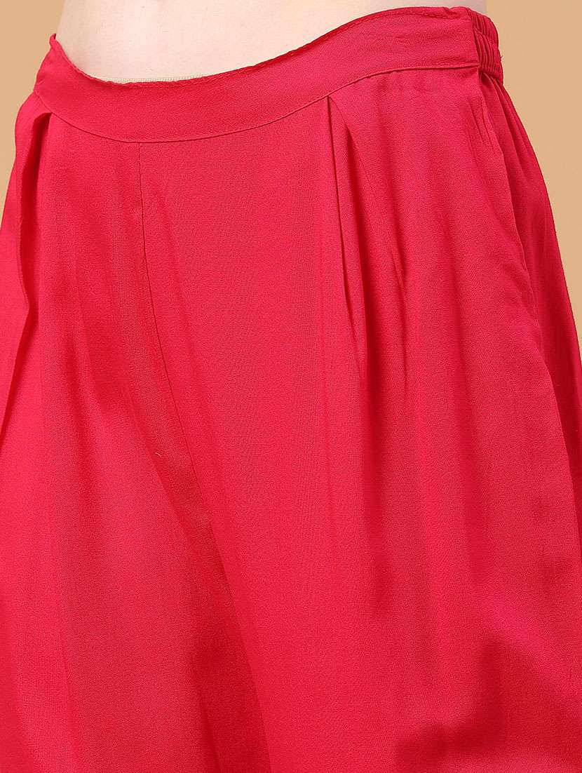 women floral three quarter sleeve kurta pant with dupatta set - 22275166 -  Standard Image - 5