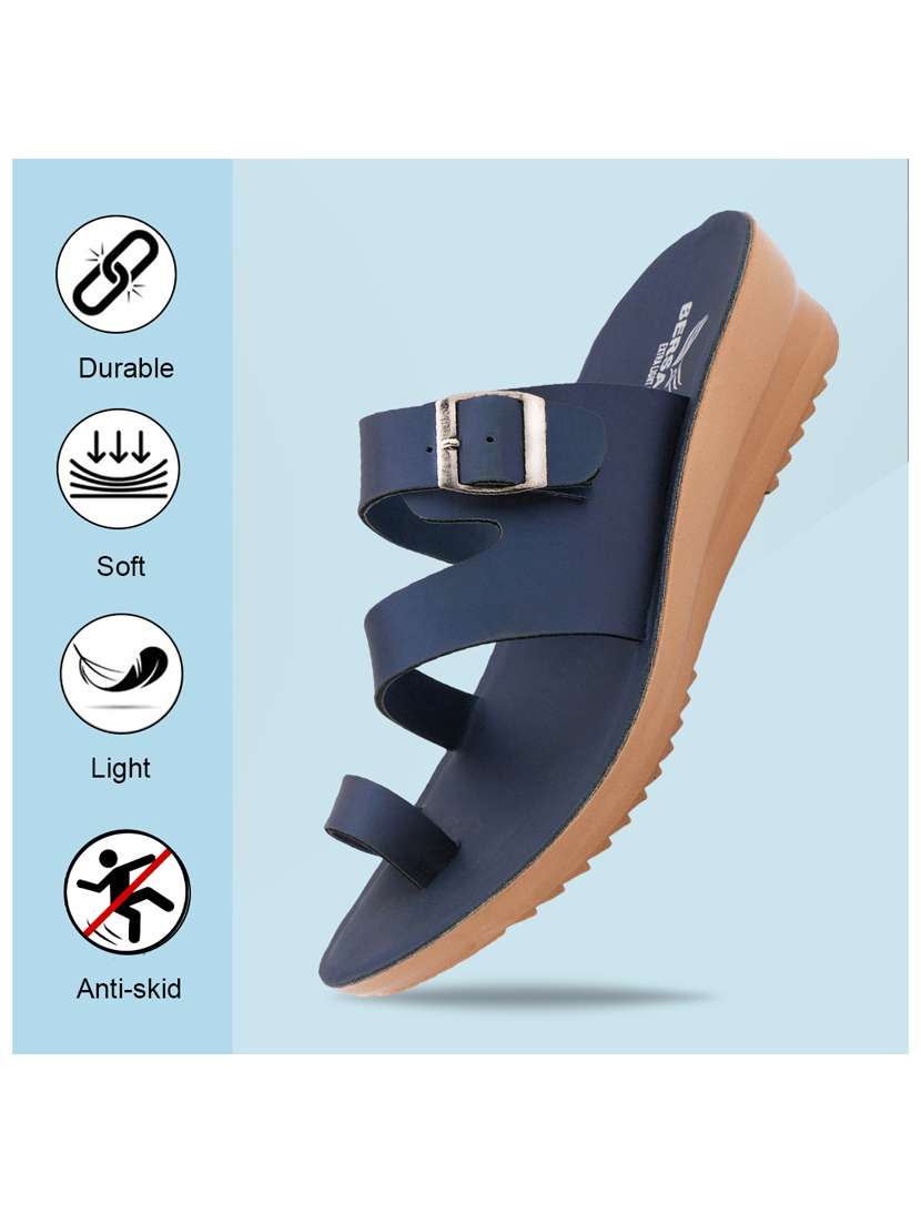 women solid open toe sandal - 22275486 -  Standard Image - 5