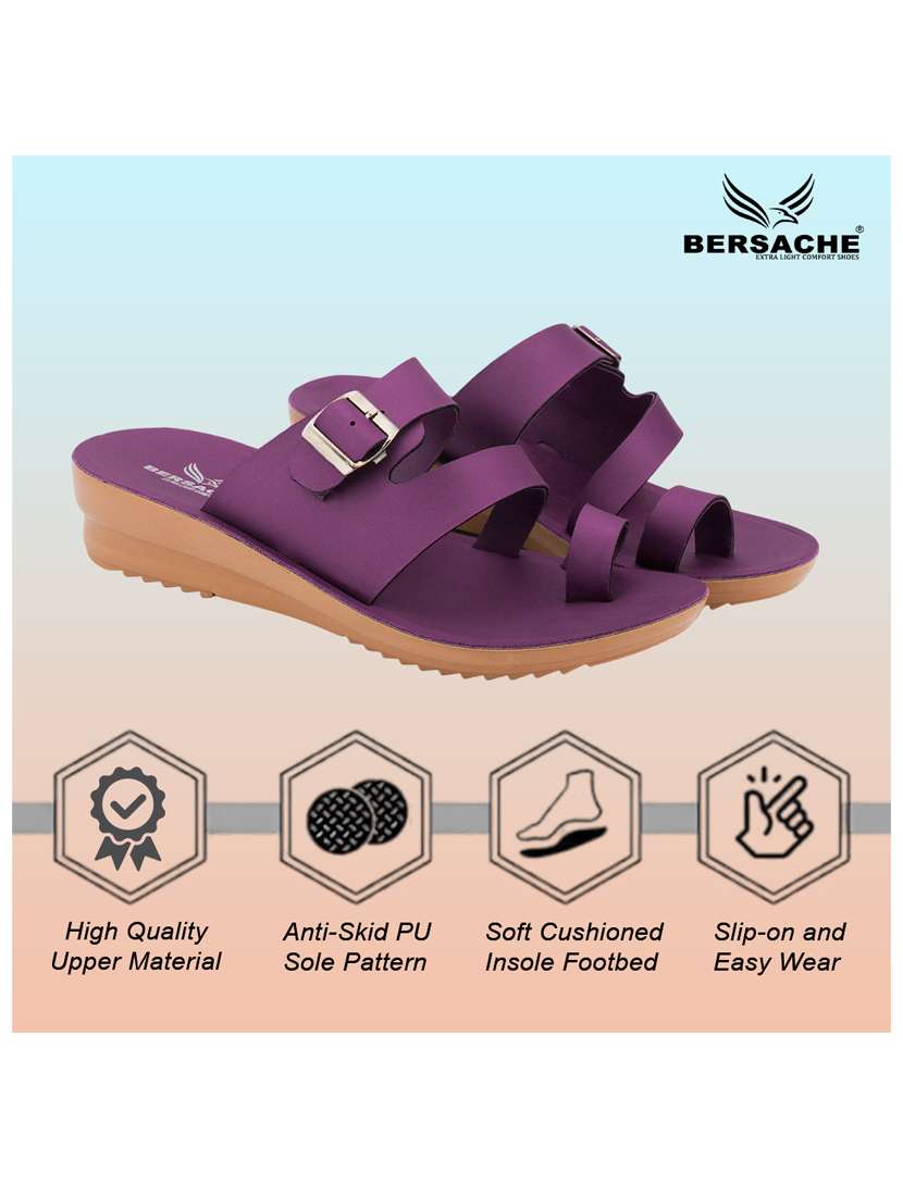 women solid open toe sandal - 22275487 -  Standard Image - 5