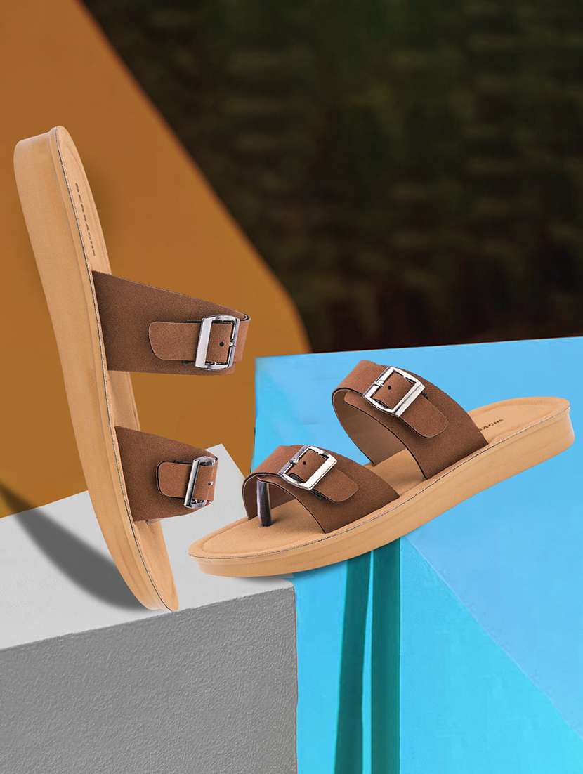 women solid open toe sandal