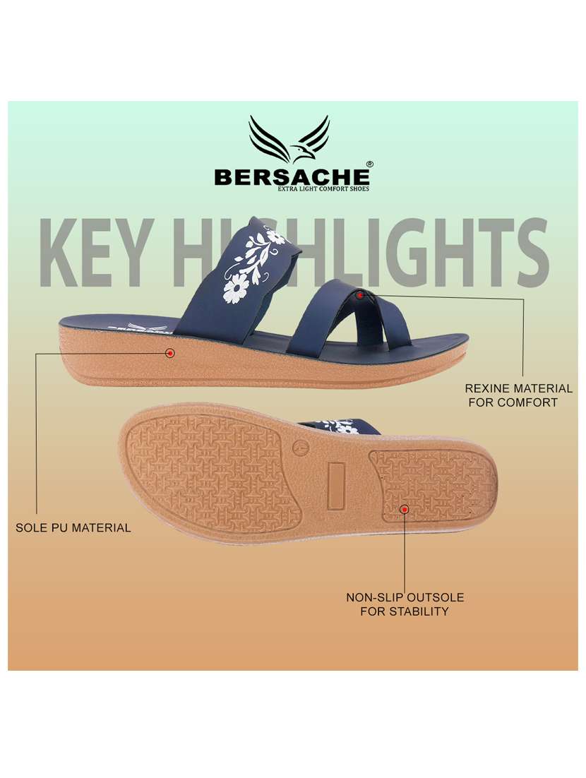 women pinted slip on flip flop - 22275500 -  Standard Image - 5