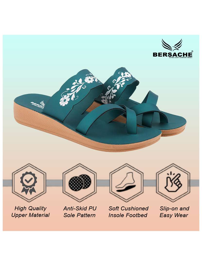 women printed slip on flip flop - 22275517 -  Standard Image - 3