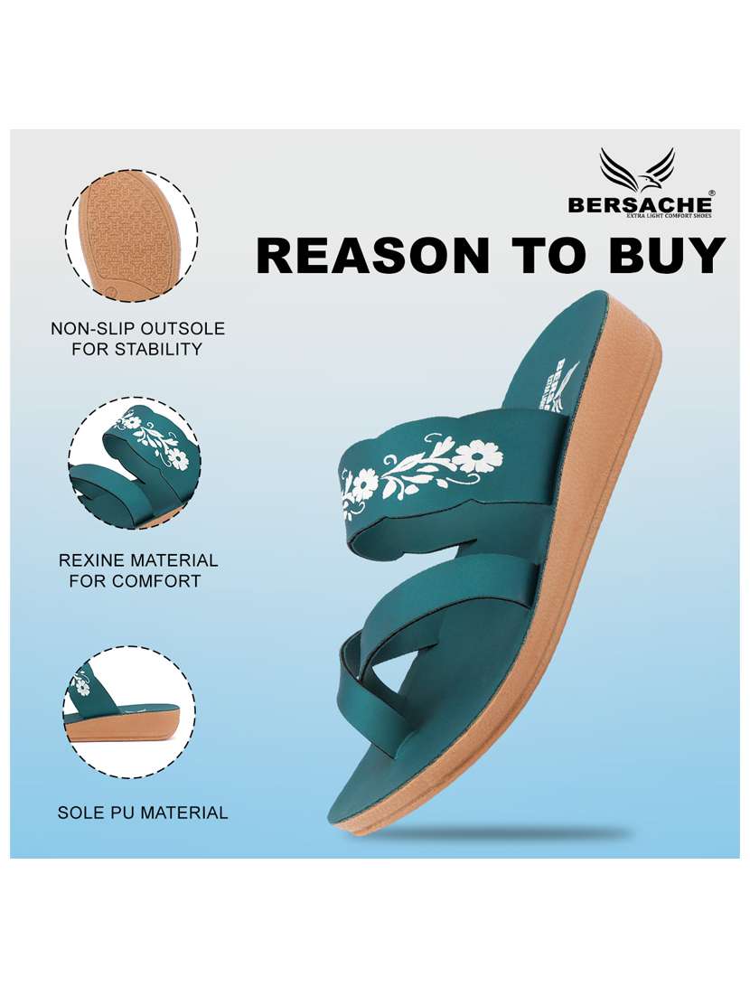 women printed slip on flip flop - 22275517 -  Standard Image - 5