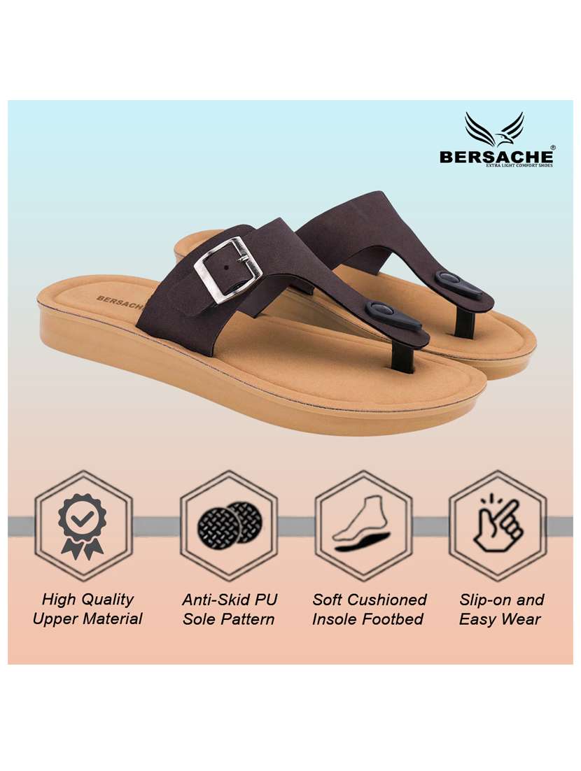 women solid slip on flip flop - 22275530 -  Standard Image - 3