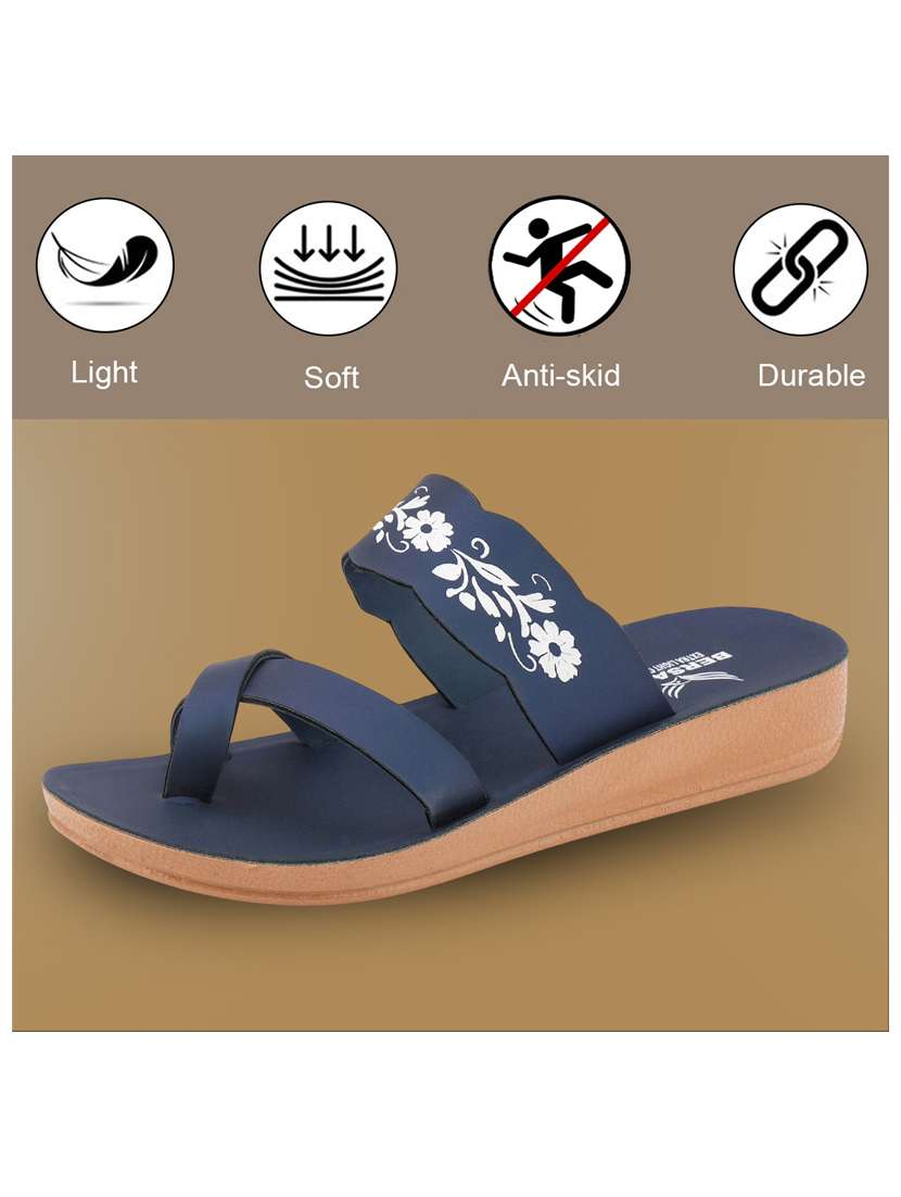 women printed slip on flip flop - 22275545 -  Standard Image - 5