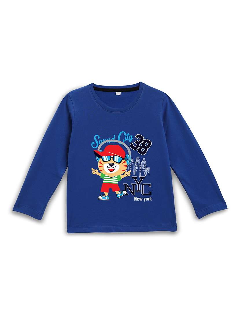 girls printed long sleeve tee