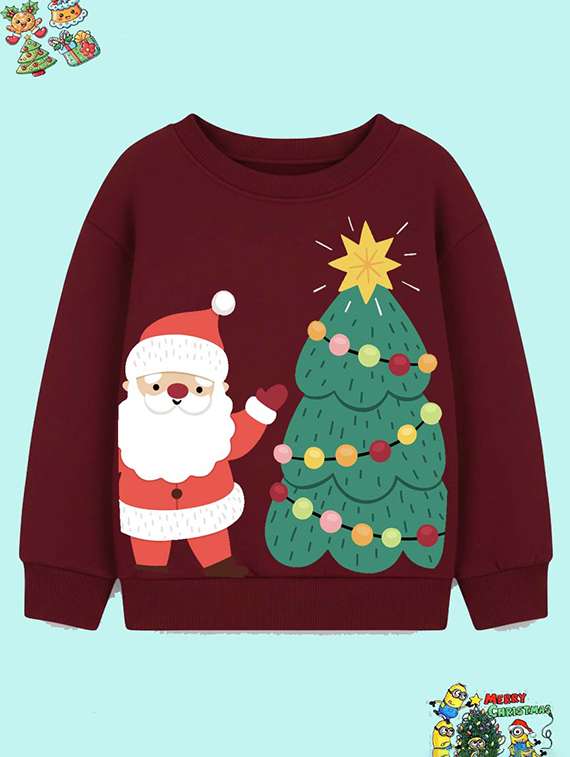 boys printed long sleeve sweatshirt