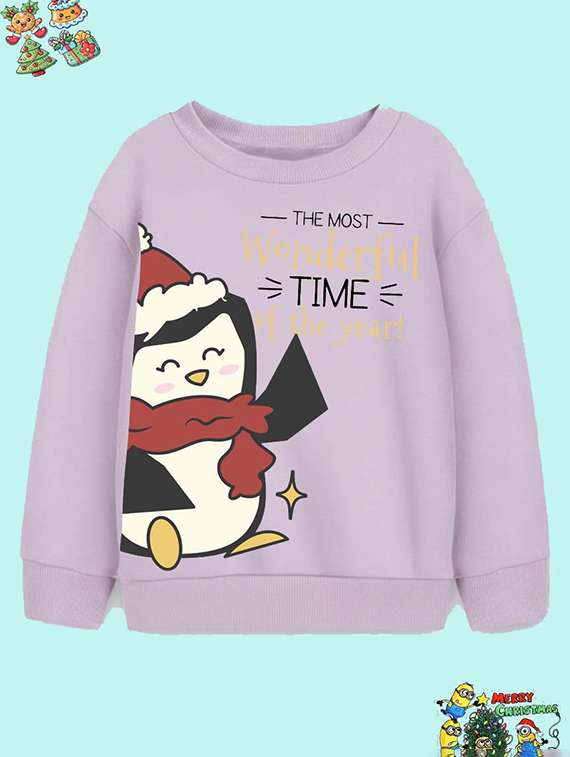 boys printed long sleeve sweatshirt