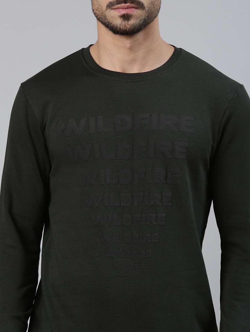 men typographic long sleeve regular fit sweatshirt - 22275890 -  Standard Image - 3