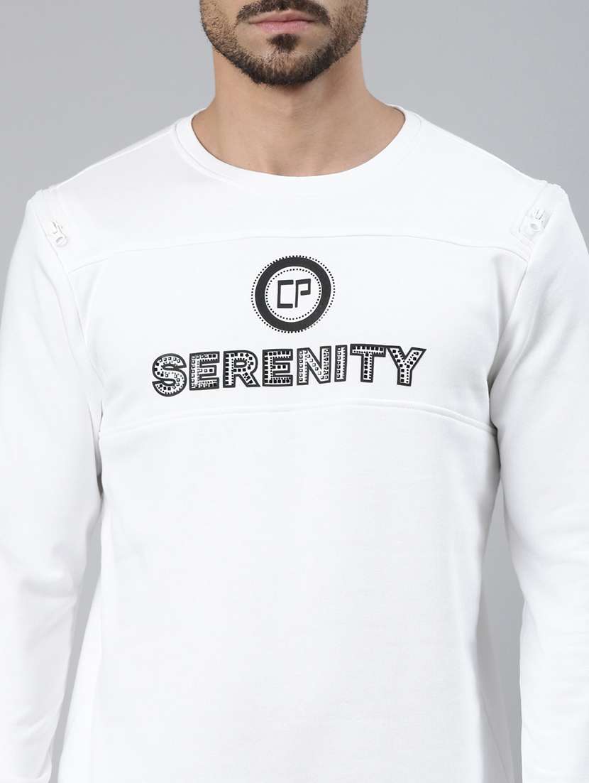 men typographic long sleeve regular fit sweatshirt - 22275894 -  Standard Image - 3