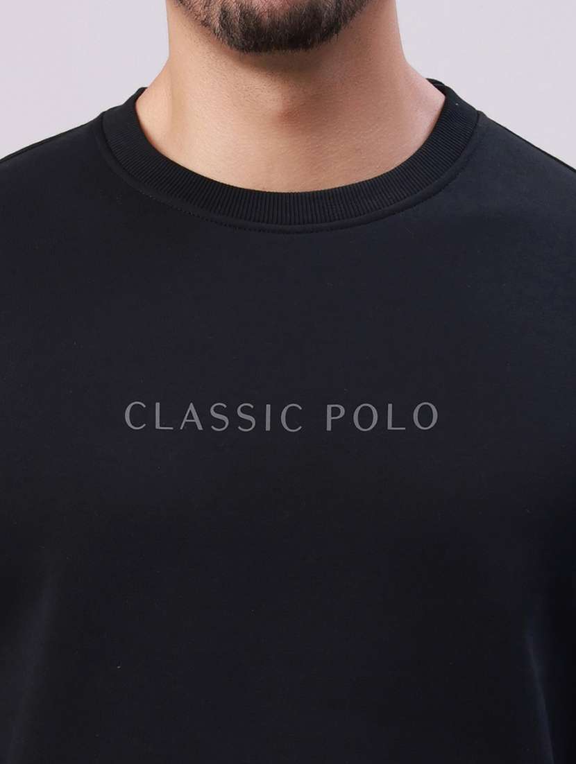 men typographic long sleeve regular fit sweatshirt - 22275900 -  Standard Image - 3