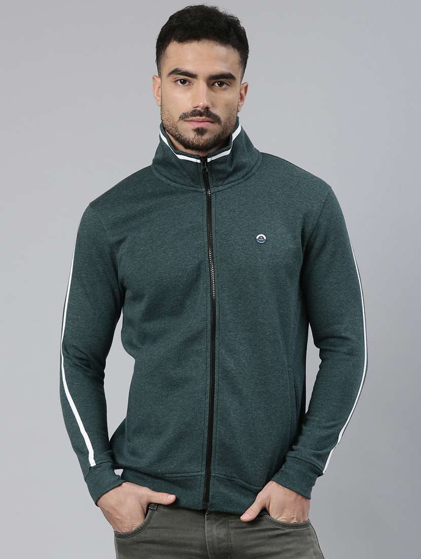 men taped long sleeve regular fit sweatshirt